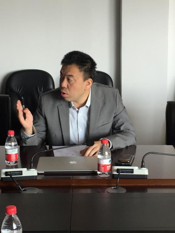 论证会专家组组长刘永刚教授提出合理化建议